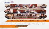 جلسه کمیسیون فرهنگی اجتماعی شورای اسلامی شهر بندرعباس با دستور کار بررسی نامه های رسیده  از شهرداری بندرعباس
