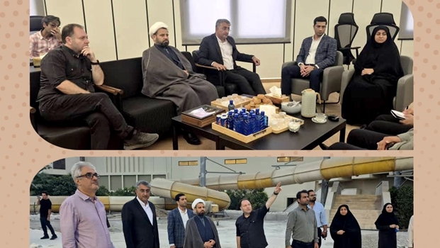 به همراه شهردار بندرعباس جهت بررسی وضعیت پروژه پارک آبی شهر بندرعباس 