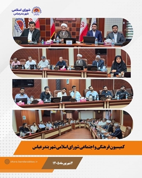 رئیس کمیسیون فرهنگی اجتماعی شورای شهر بندرعباس: هنرمندان بومی سفیران فرهنگی هرمزگان هستند